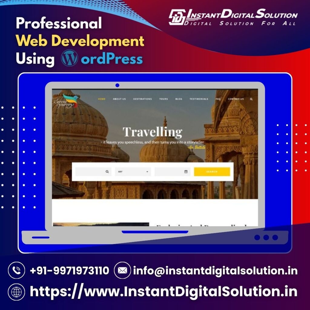 Professional Web Development Using WordPress